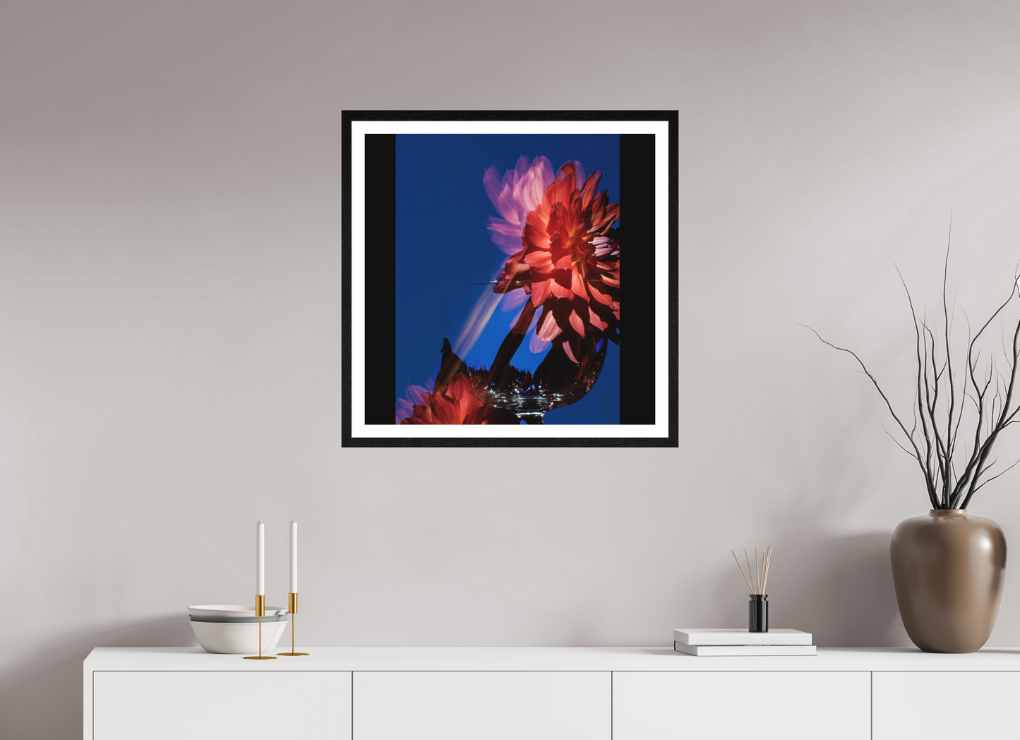 25 x 25″, matte- by Fabian Dahlia IV