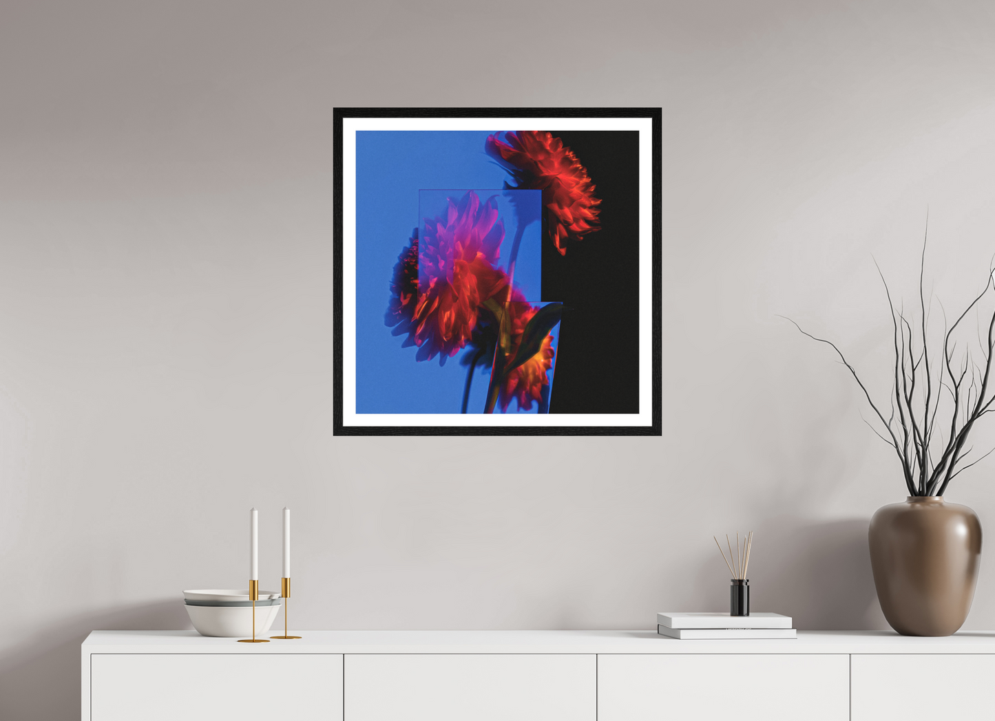 25 x 25″, matte- by Fabian Dahlia VI