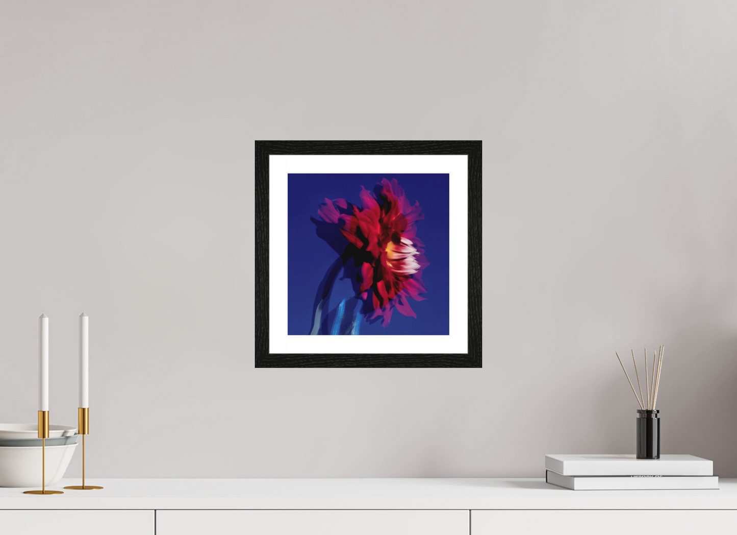 10 x 10″, matte- by Fabian Dahlia V