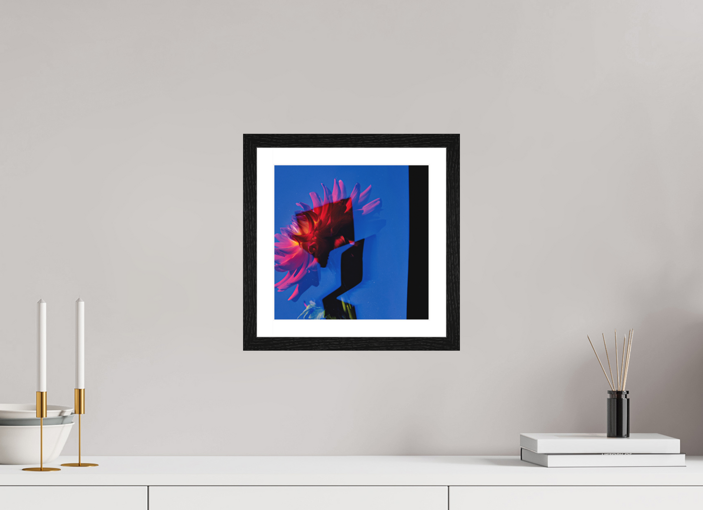 10 x 10″, matte- by Fabian Dahlia II