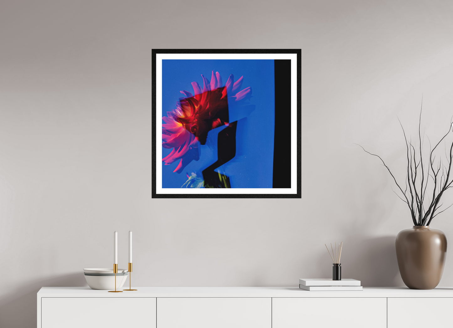 25 x 25″, matte- by Fabian Dahlia II