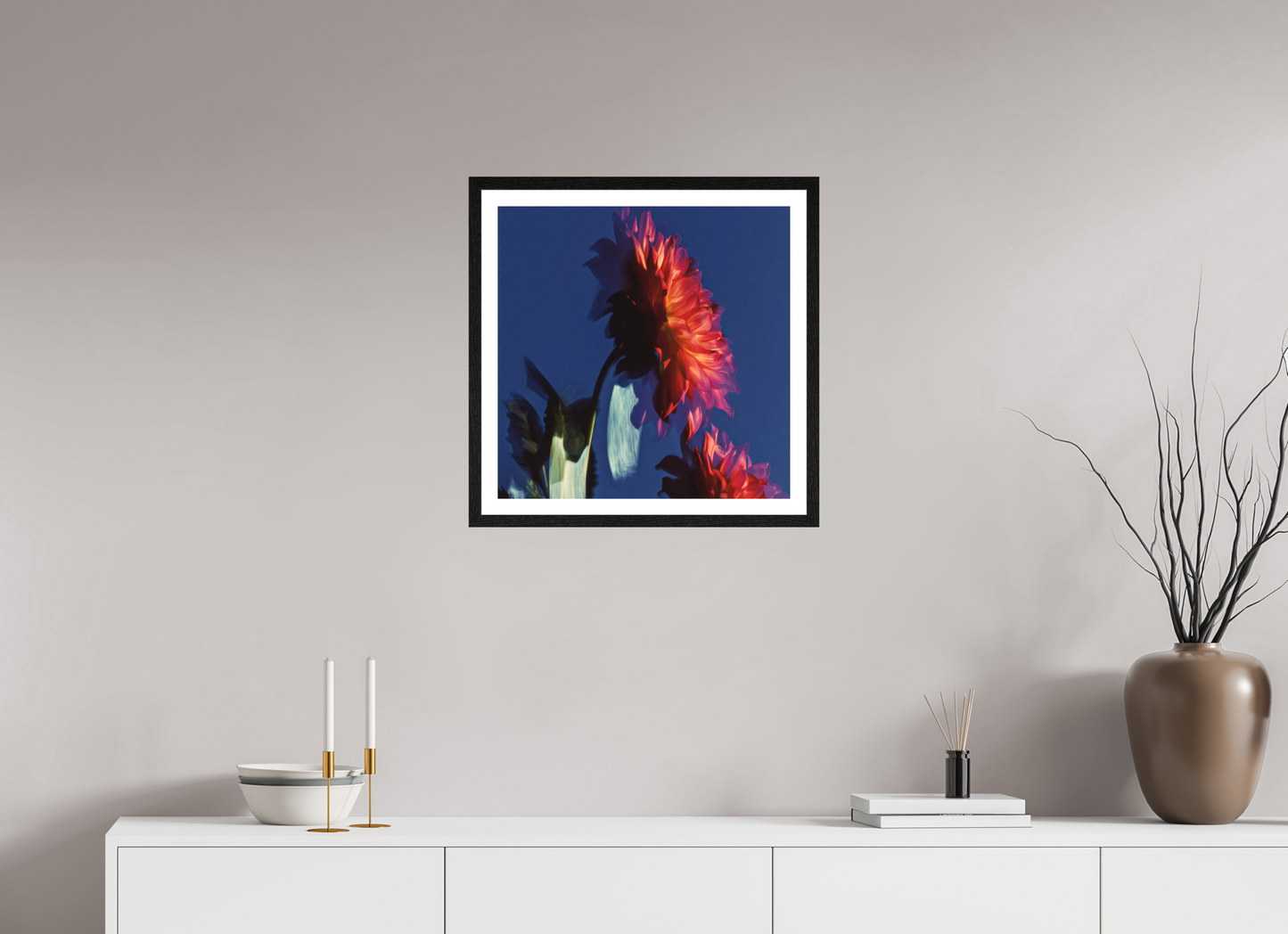 20 x 20″, matte- by Fabian Dahlia I